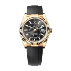 Replica Rolex Sky-Dweller 42 mm Bright black Dial 336238