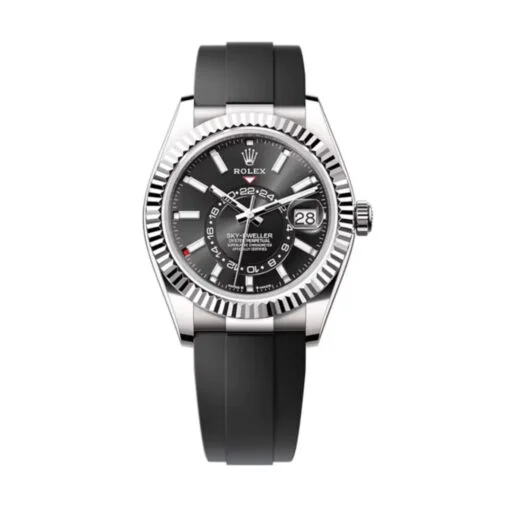 Replica Rolex Sky-Dweller 42 mm Bright black Dial 336239