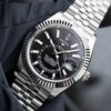 Best Fake Rolex Sky-Dweller 42 mm Bright black Dial 336934 Jubilee