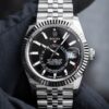 Best Replica Rolex Sky-Dweller 42 mm Bright black Dial 336934 Jubilee