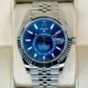 Rolex Super Clone Sky-Dweller 42 mm Bright blue Dial 336934 Jubilee