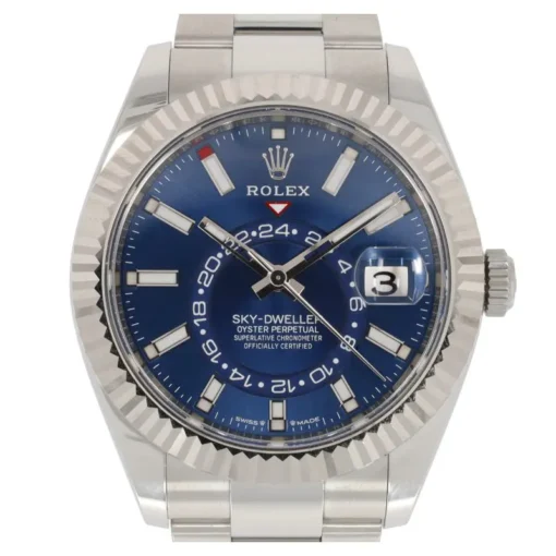 Fake Rolex Sky-Dweller 42 mm Bright blue Dial 336934 Oyster