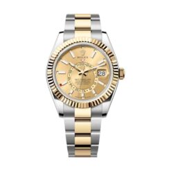 Replica Rolex Sky-Dweller 42 mm Champagne Dial 336933