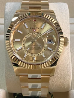 Rolex Super Clone Sky-Dweller 42 mm Champagne Dial 336938