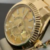 Fake Rolex Sky-Dweller 42 mm Champagne Dial 336938