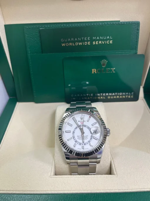 Fake Rolex Sky-Dweller 42 mm Intense white Dial 336934