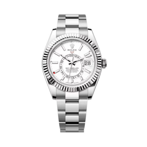 Replica Rolex Sky-Dweller 42 mm Intense white Dial 336934