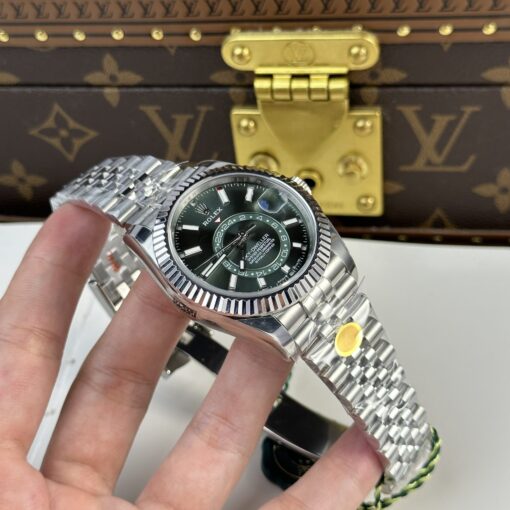 Rolex Super Clone Sky-Dweller 42 mm Mint green Dial 336934 Jubilee