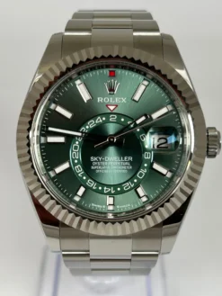 Rolex Super Clone Sky-Dweller 42 mm Mint green Dial 336934 Oyster