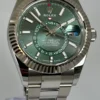 Fake Rolex Sky-Dweller 42 mm Mint green Dial 336934 Oyster