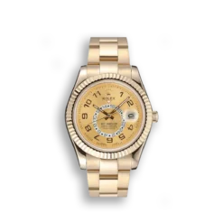Replica Rolex Sky-Dweller 80243 41mm Gold Dial