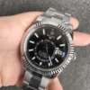 Fake Rolex Sky-Dweller m326934 42mm Bright Black Dial