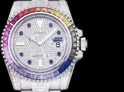 Fake Rolex Submariner 116610LV 40mm Diamond Dial