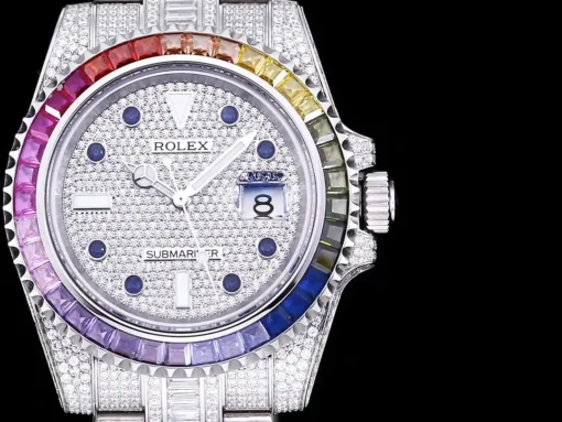 Fake Rolex Submariner 116610LV 40mm Diamond Dial