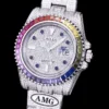 Super Clone Rolex Submariner 116610LV 40mm Diamond Dial