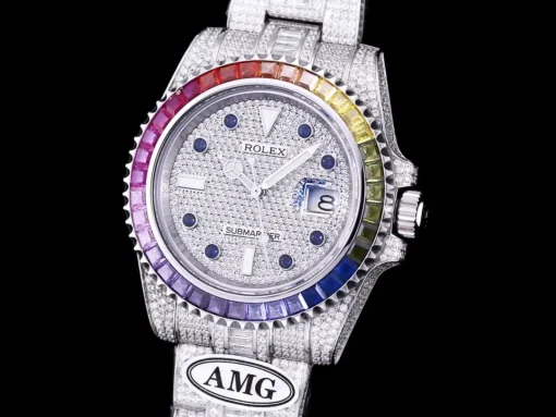 Super Clone Rolex Submariner 116610LV 40mm Diamond Dial
