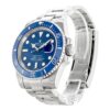 Replica Rolex Submariner 116619LB 40mm Blue Dial “Smurf” Face Detail
