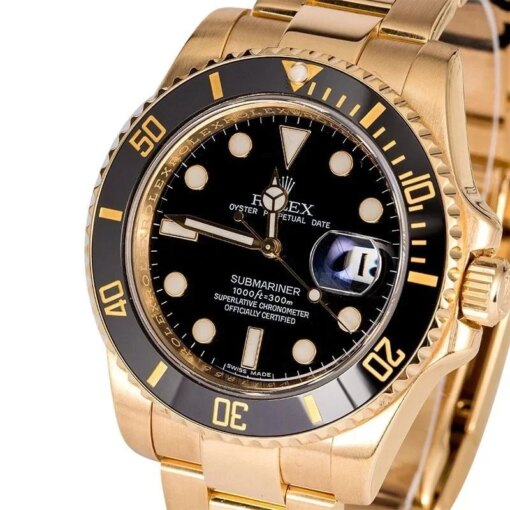 Rolex Super Clone Submariner 40mm Black Dial 116618LN