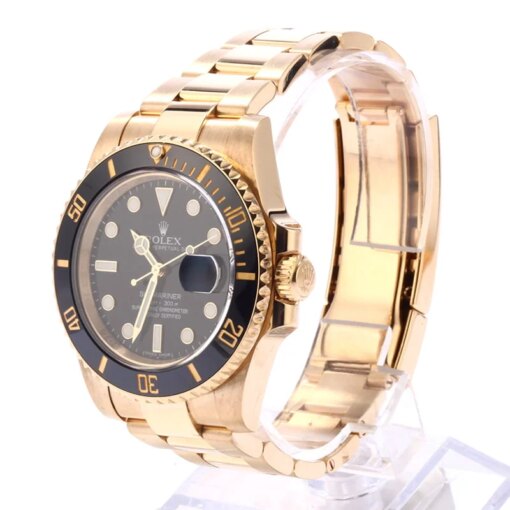 Fake Rolex Submariner 40mm Black Dial 116618LN