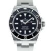 Replica Rolex Submariner 41mm Black Dial 124060 No-Date Face Detail
