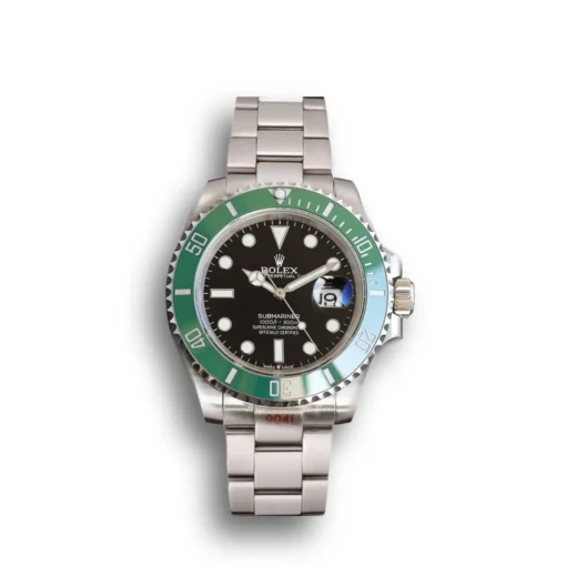 Clone Rolex Submariner 41mm Dial Black Green Bezel 126610