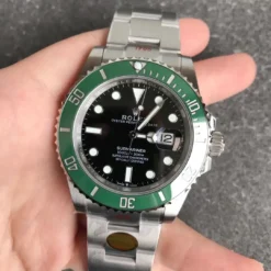 Rolex Super Clone Submariner 41mm Dial Black with Green Bezel 126610