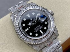 Rolex Super Clone Submariner Iced Out 116610LN-1 41mm Black Dial