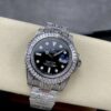 Super Clone Rolex Submariner Iced Out 116610LN-1 41mm Black Dial