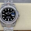 Rolex Clone Watches Submariner Iced Out 116610LN-1 41mm Black Dial