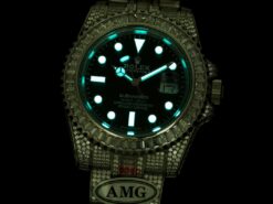 Super Clone Rolex Submariner Iced Out 116610LN-2 41mm Black Dial