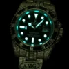Best Fake Rolex Submariner Iced Out 116610LN 40mm Black Dial