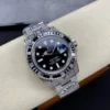Super Clone Rolex Submariner Iced Out 116610LN 40mm Black Diamond Bezel