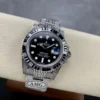 Best Fake Rolex Submariner Iced Out 116610LN 40mm Black Diamond Bezel