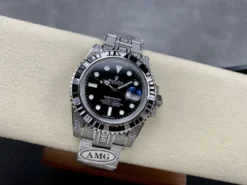 Best Fake Rolex Submariner Iced Out 116610LN 40mm Black Diamond Bezel