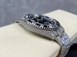 Best Replica Rolex Submariner Iced Out 116610LN 40mm Black Diamond Bezel
