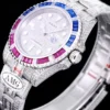 Best Replica Rolex Submariner Iced Out 116610LN 40mm Blue-Pink Bezel