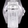 Rolex Clone Watches Submariner Iced Out 116610LN 40mm Blue-Pink Bezel