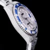 Best Rolex Replica Submariner Iced Out 116610LN 40mm Blue-White Bezel