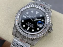 Rolex Replica Submariner Iced Out 116610LN 40mm Clear Diamond Bezel