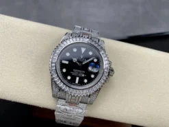 Best Fake Rolex Submariner Iced Out 116610LN 40mm Clear Diamond Bezel