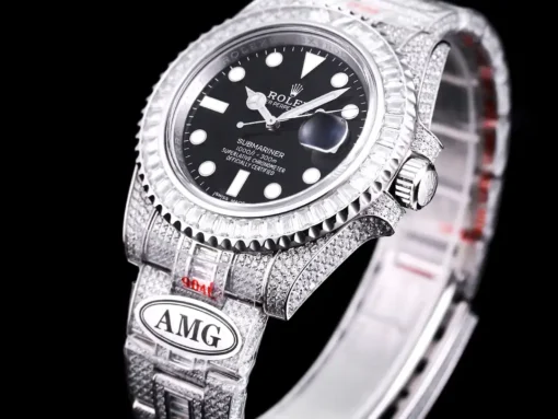 Rolex Replica Submariner Iced Out 116610LN 40mm Diamond Bezel