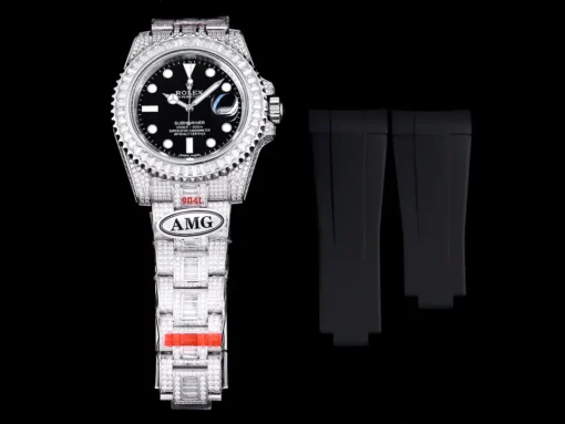 Super Clone Rolex Submariner Iced Out 116610LN 40mm Diamond Bezel