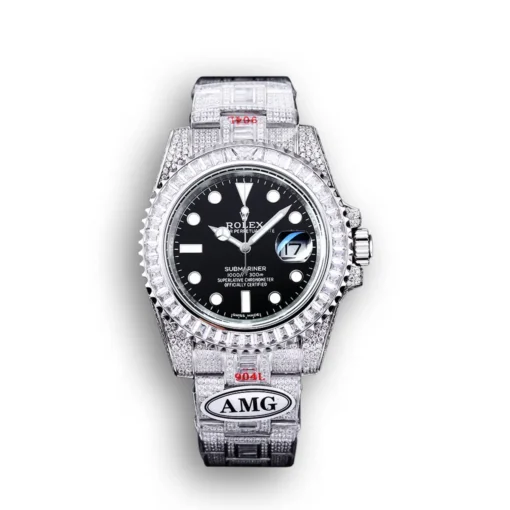 Replica Rolex Submariner Iced Out 116610LN 40mm Diamond Bezel