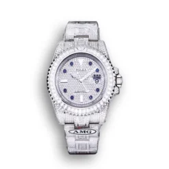 Replica Rolex Submariner Iced Out 116610LN 40mm Diamond Blue Markers