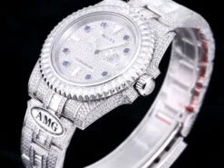 Best Replica Rolex Submariner Iced Out 116610LN 40mm Diamond Blue Markers