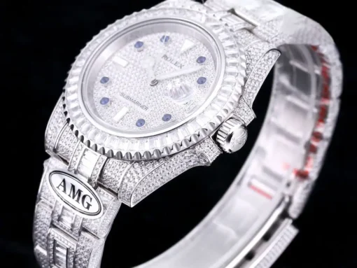 Best Replica Rolex Submariner Iced Out 116610LN 40mm Diamond Blue Markers