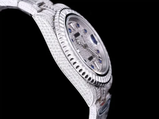 Best Rolex Replica Submariner Iced Out 116610LN 40mm Diamond Blue Markers