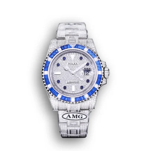Replica Rolex Submariner Iced Out 116610LN 40mm Diamond Dial