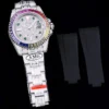 Best Fake Rolex Submariner Iced Out 116610LN 40mm Green Markers