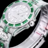 Best Replica Rolex Submariner Iced Out 116610LN 40mm Green-White Bezel